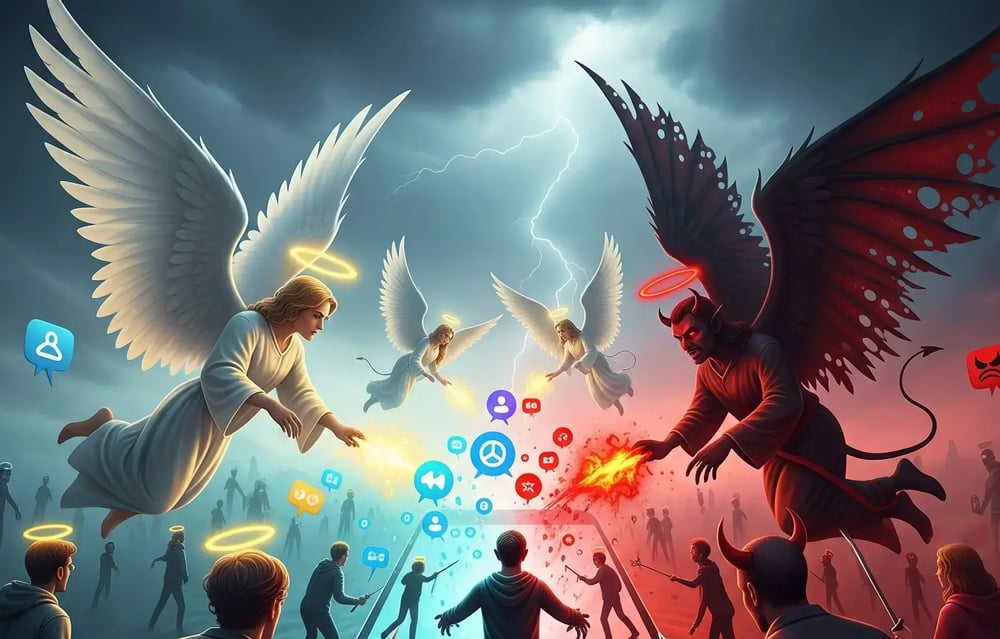 social media, AI, marketing, strijd